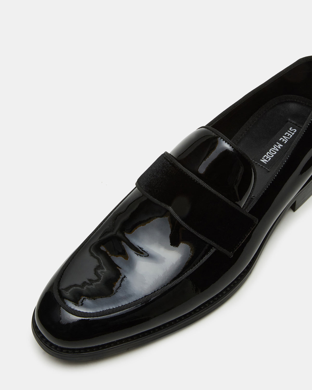 ESCADA Black/Black Slip-On Men's Dress Loafer | Steve Madden Exclusive