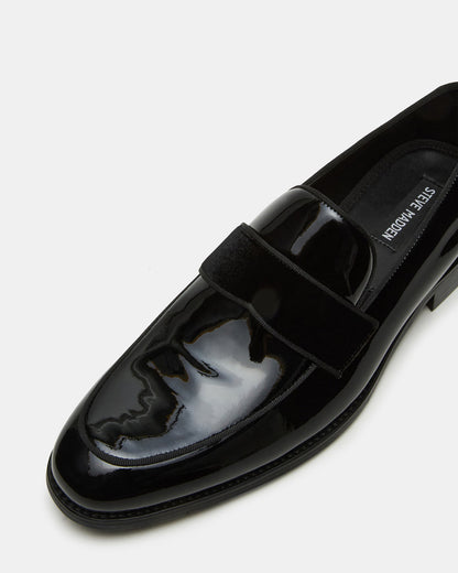ESCADA Black/Black Slip-On Men's Dress Loafer | Steve Madden Exclusive