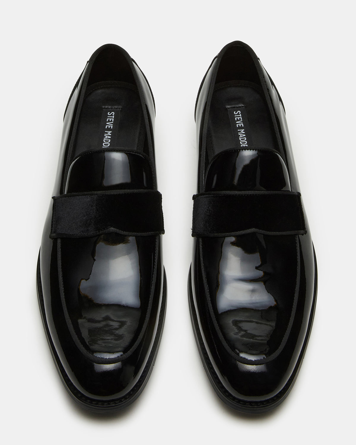 ESCADA Black/Black Slip-On Men's Dress Loafer | Steve Madden Exclusive
