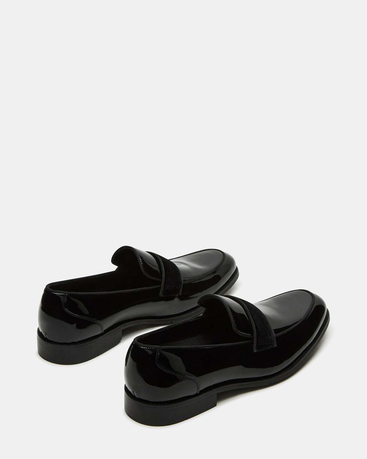ESCADA Black/Black Slip-On Men's Dress Loafer | Steve Madden Exclusive