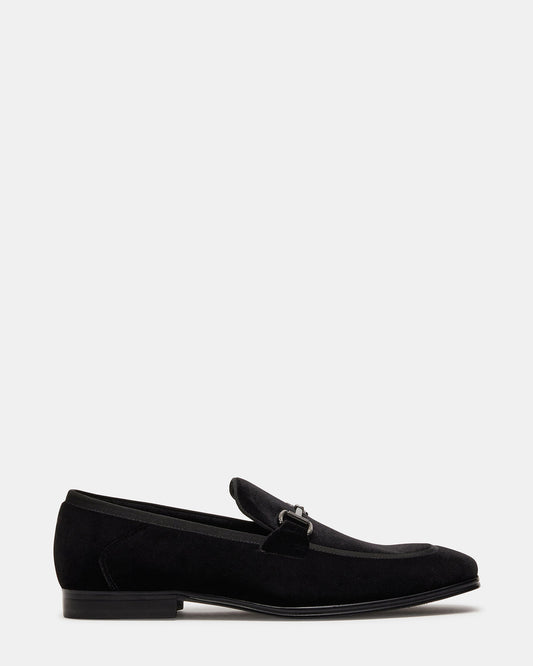 AADI Black/Silver Men's Dress Loafer | Steve Madden Value