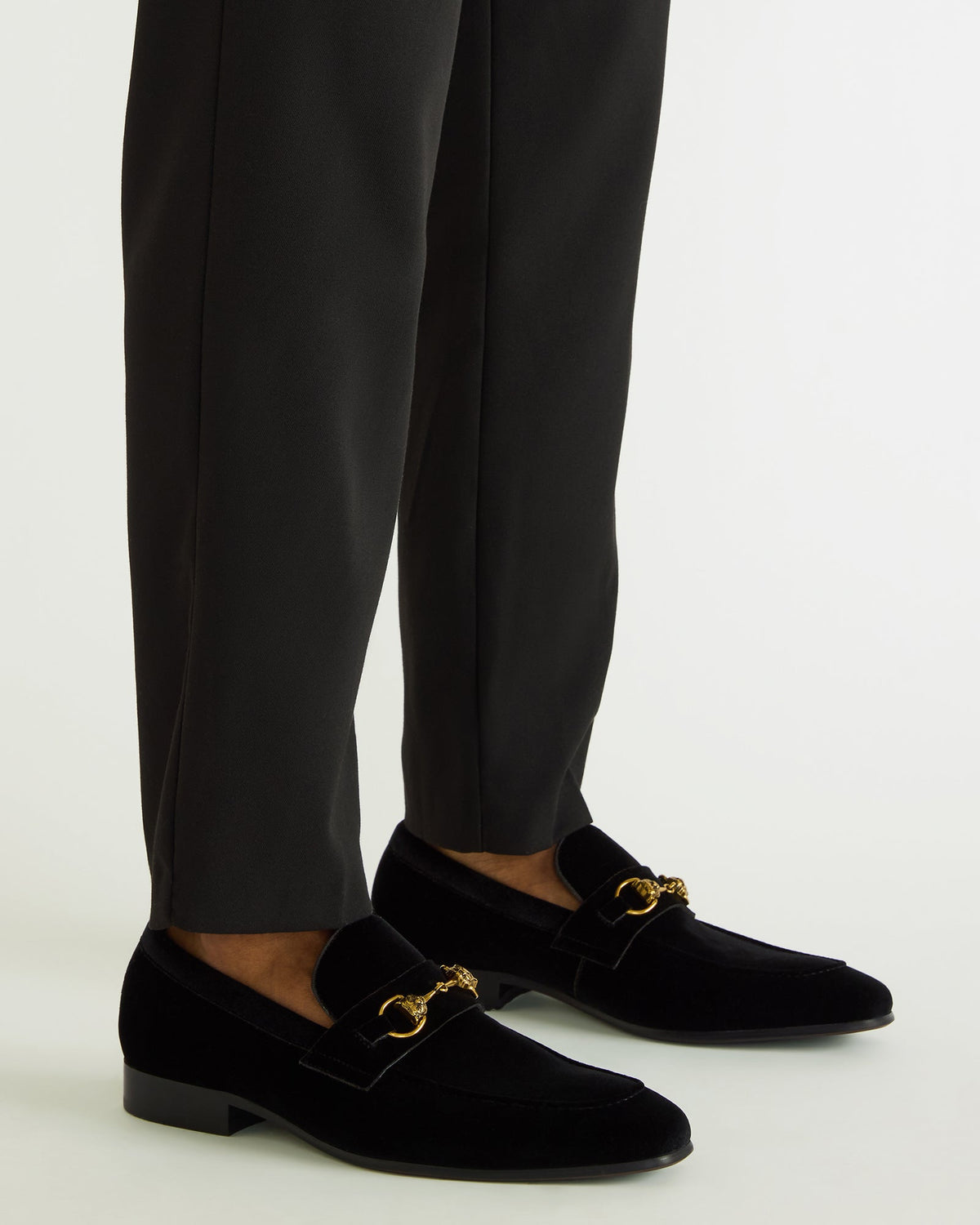 JAKIRO Black Velvet Slip-On Dress Men's Loafer | Steve Madden Customer Favorite