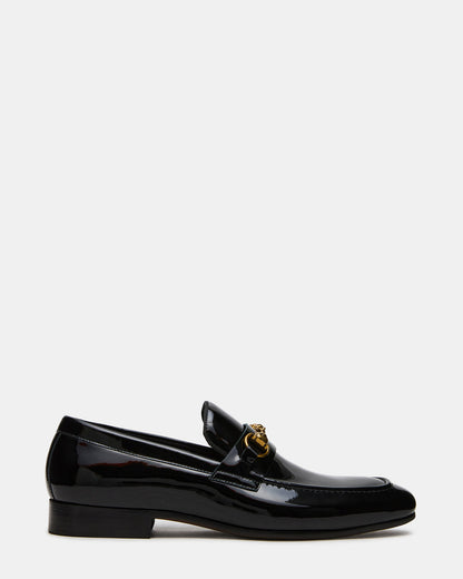 JAKIRO Black Patent Slip-On Dress Men's Loafer | Steve Madden Best Price