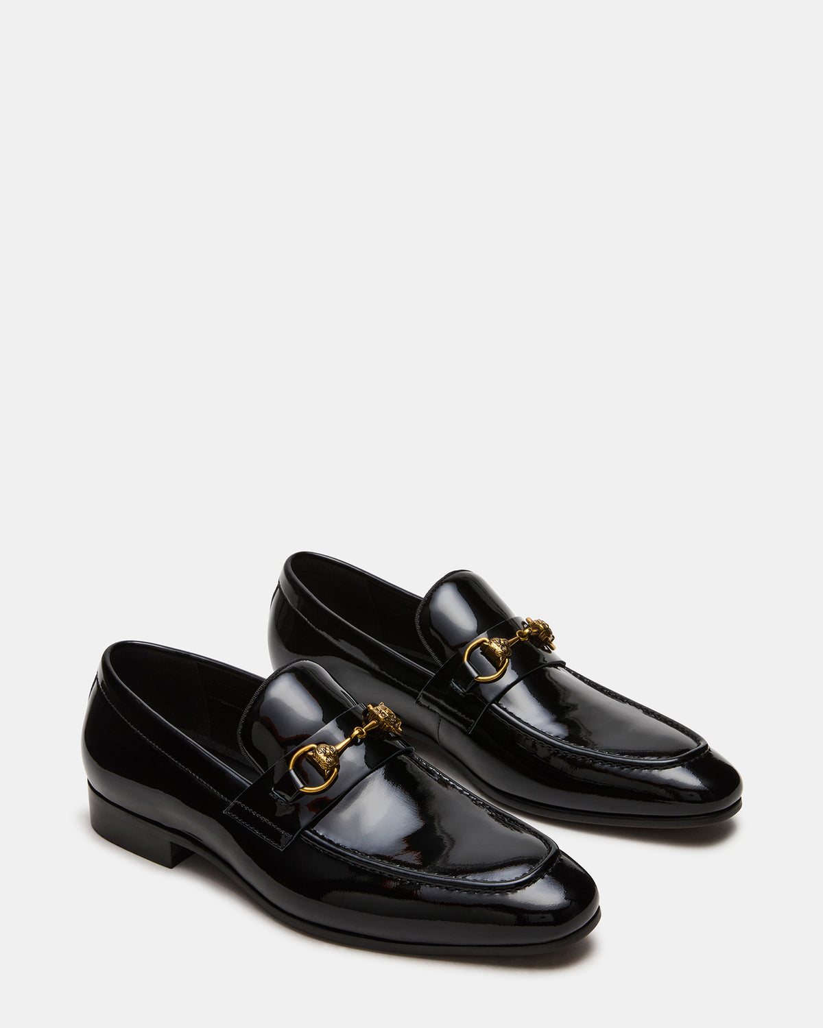 JAKIRO Black Patent Slip-On Dress Men's Loafer | Steve Madden Best Price
