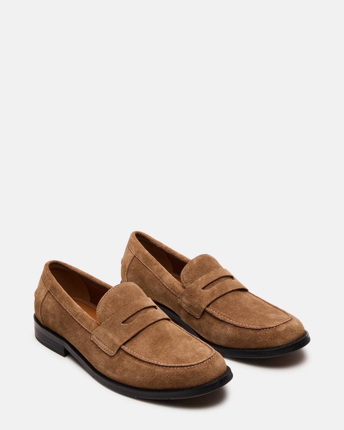 NATAN Taupe Suede Slip-On Dress Men's Loafer | Steve Madden Best Price
