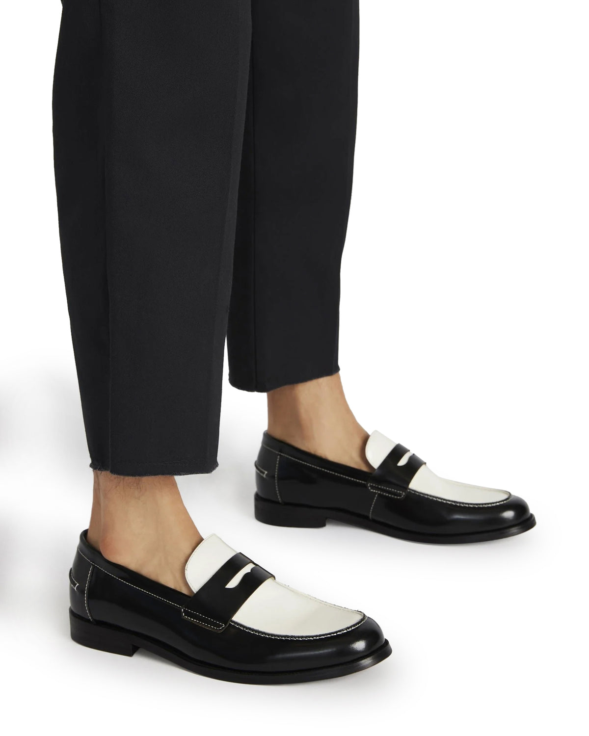 NATAN White Leather Slip-On Dress Men's Loafer | Steve Madden Top Pick