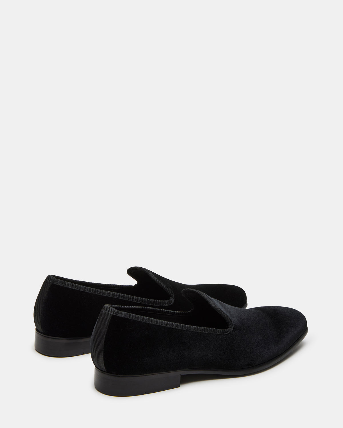 BANNOCH Black Velvet Men's Slip-On Loafer | Steve Madden Quality