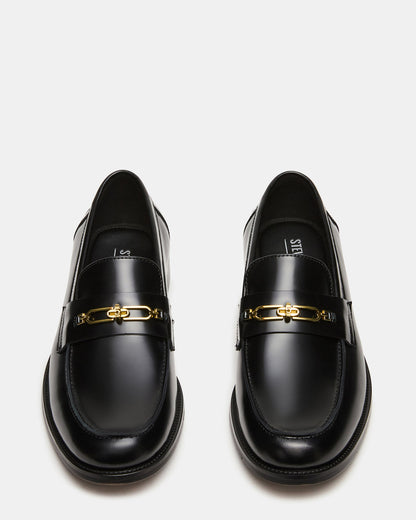 NEVINN Black Slip-On Dress Men's Loafer | Steve Madden Great Value