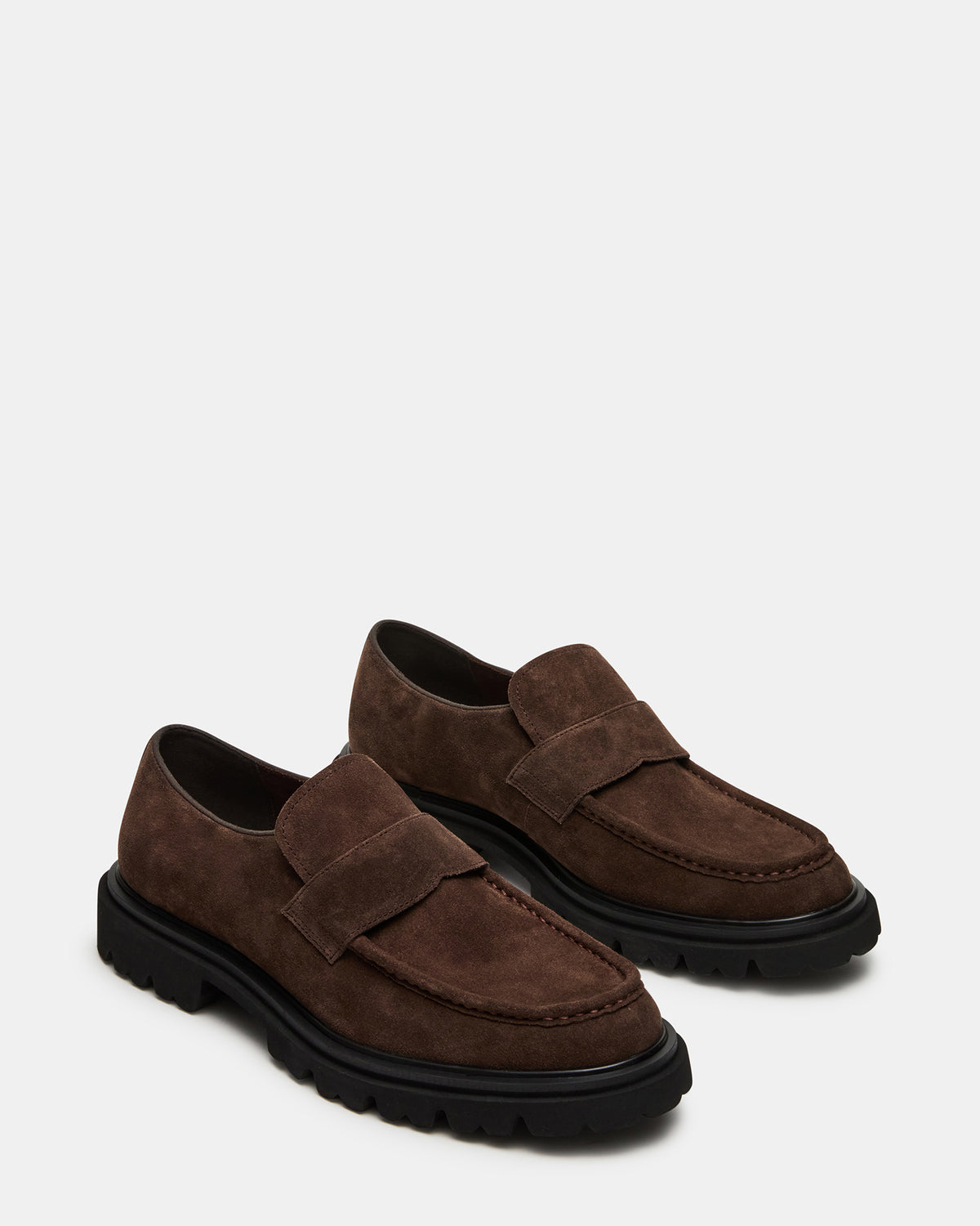 RADKIN Brown Suede Slip-On Dress Men's Loafer | Steve Madden Smart Buy