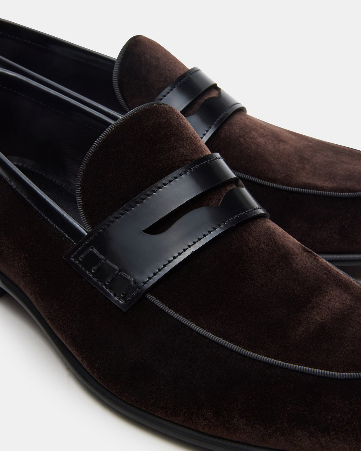 YARDLY Brown Velvet Slip-On Men's Dress Loafer | Steve Madden Special Offer