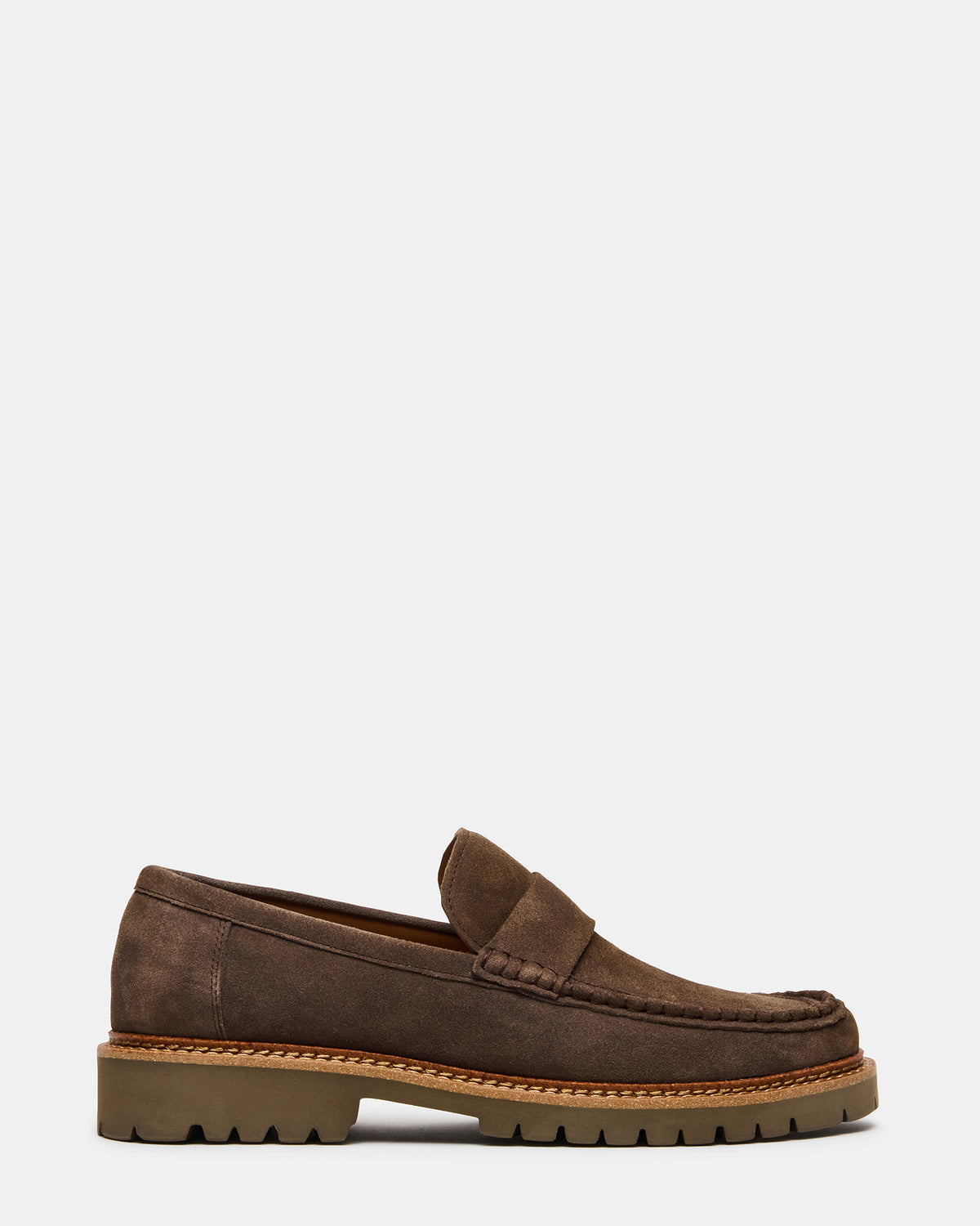 BRODIE Taupe Slip-On Lug Men's Loafer | Steve Madden Best Seller