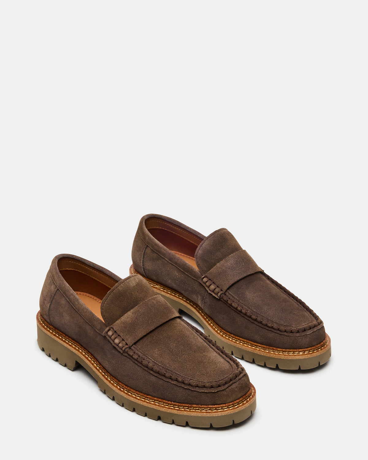 BRODIE Taupe Slip-On Lug Men's Loafer | Steve Madden Best Seller