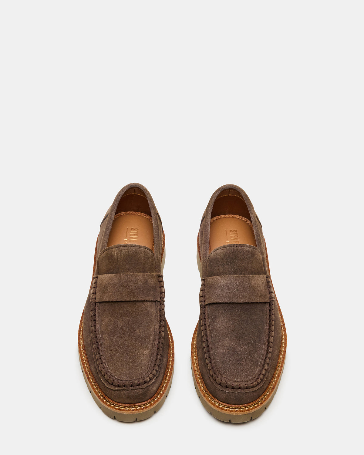 BRODIE Taupe Slip-On Lug Men's Loafer | Steve Madden Best Seller