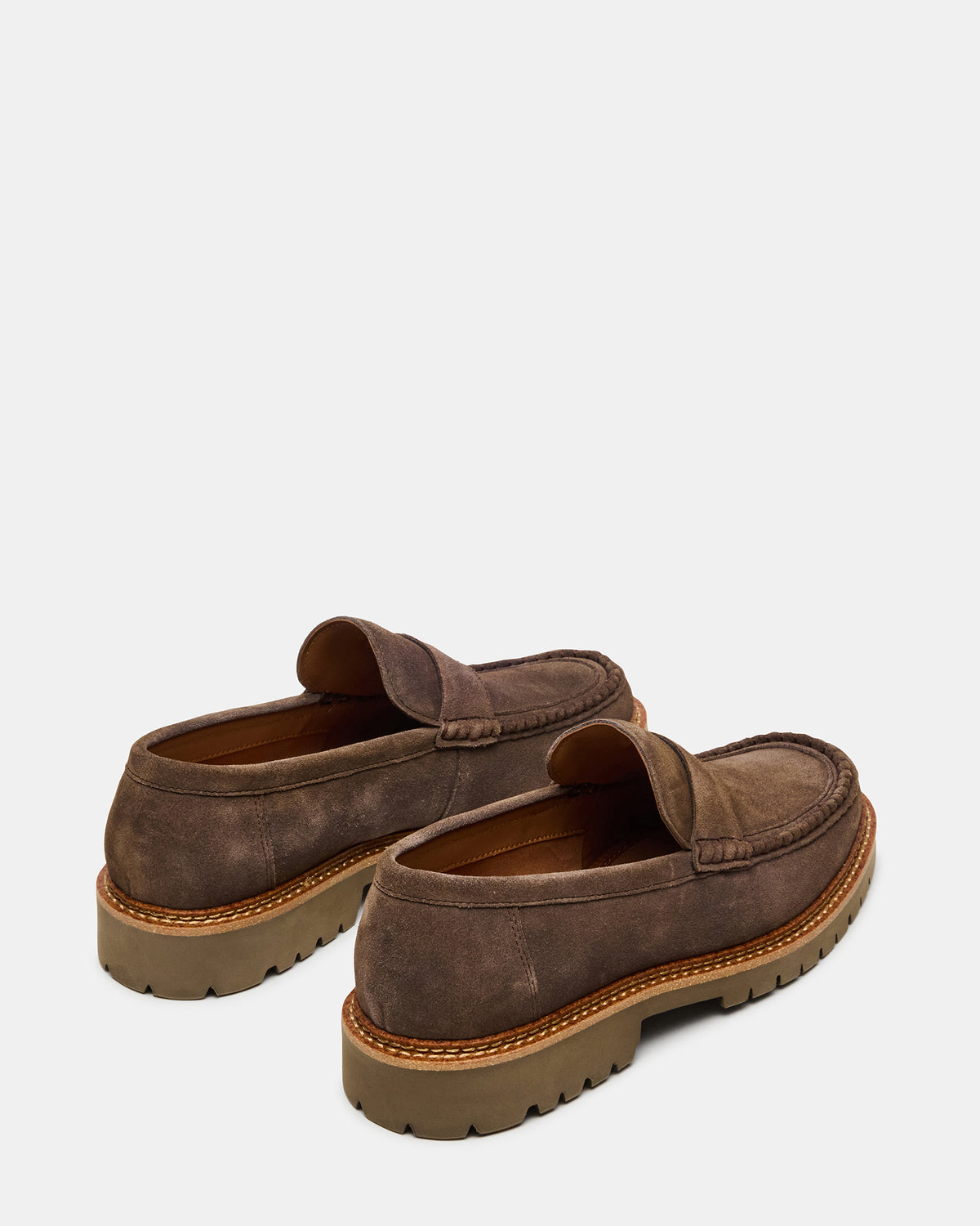 BRODIE Taupe Slip-On Lug Men's Loafer | Steve Madden Best Seller