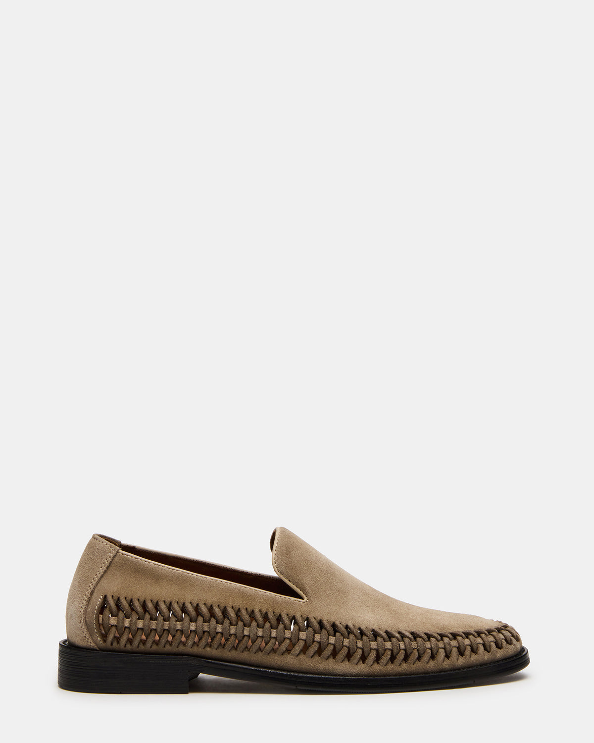NAPOLI Sand Suede Slip-On Woven Men's Loafer | Steve Madden Signature