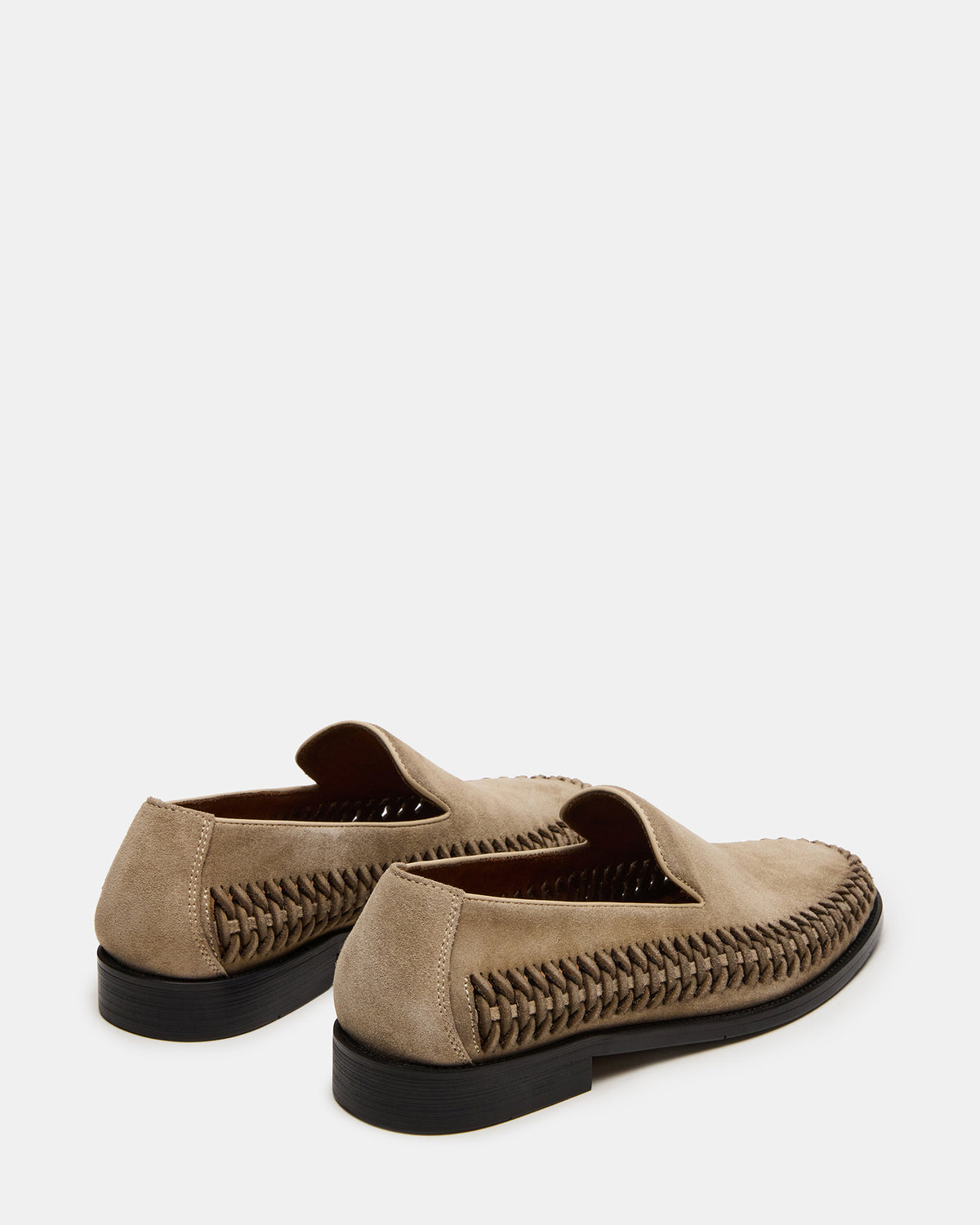 NAPOLI Sand Suede Slip-On Woven Men's Loafer | Steve Madden Signature