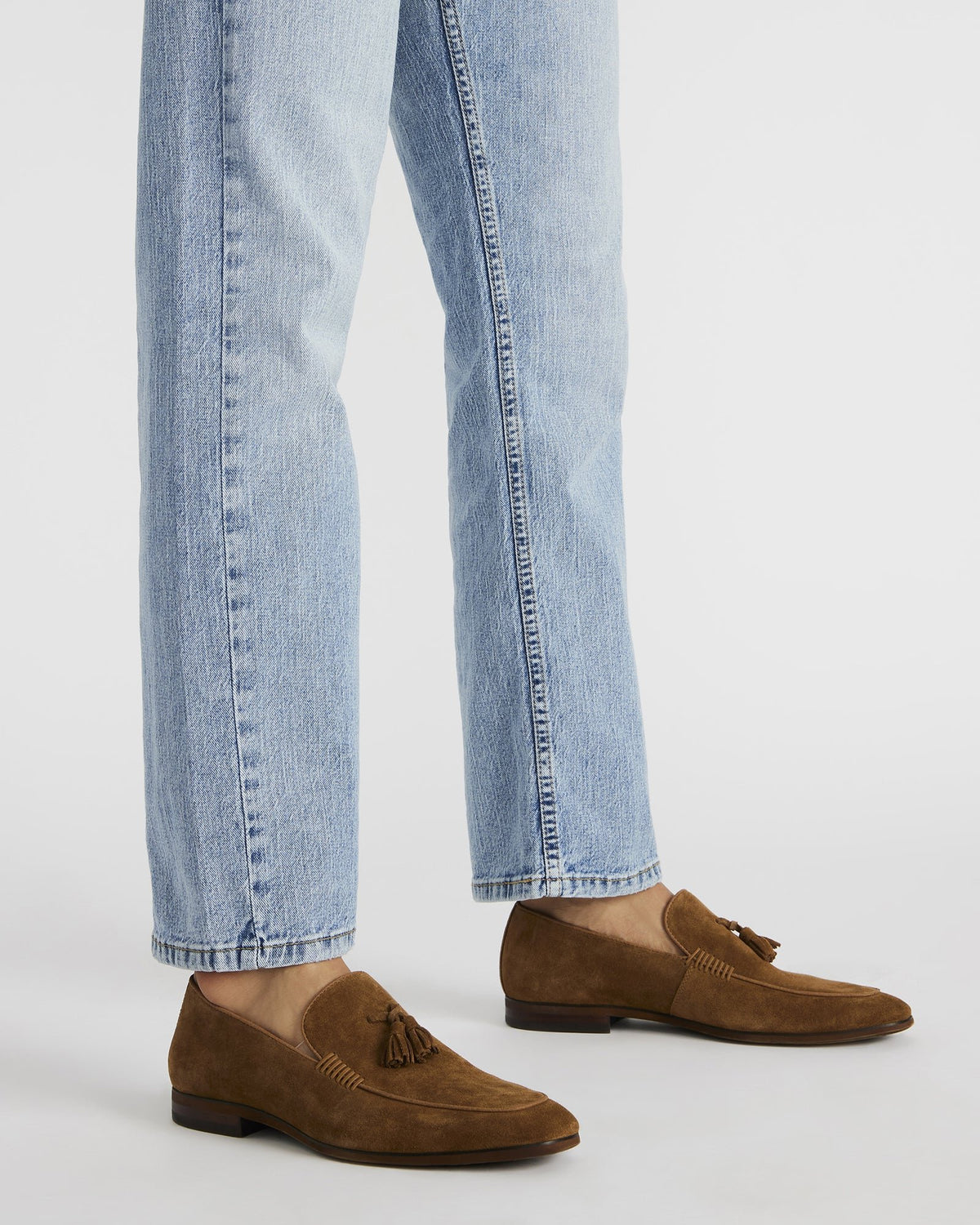 ONDRE Tan Suede Tassel Slip-On Men's Loafer | Steve Madden Smart Buy