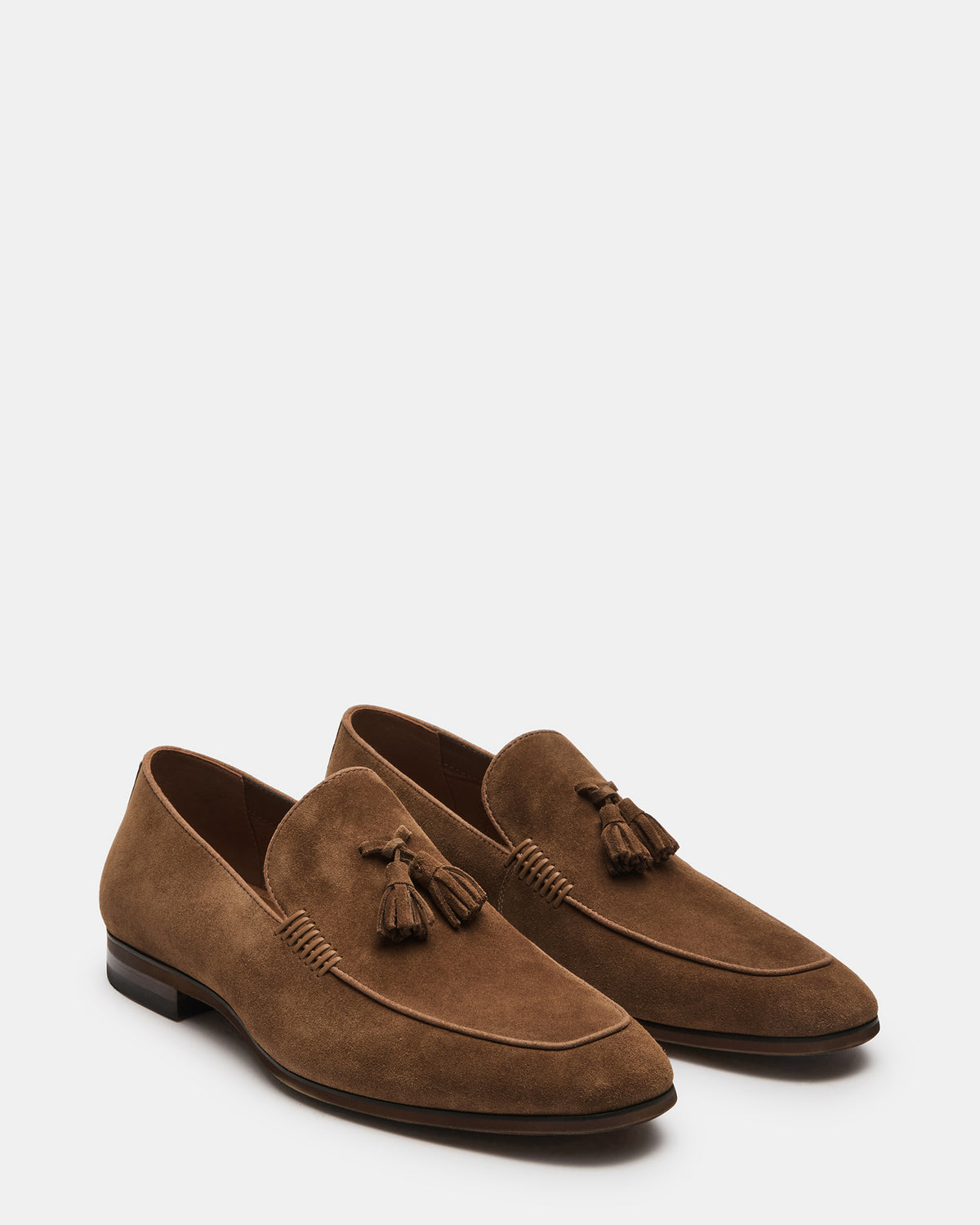 ONDRE Tan Suede Tassel Slip-On Men's Loafer | Steve Madden Smart Buy