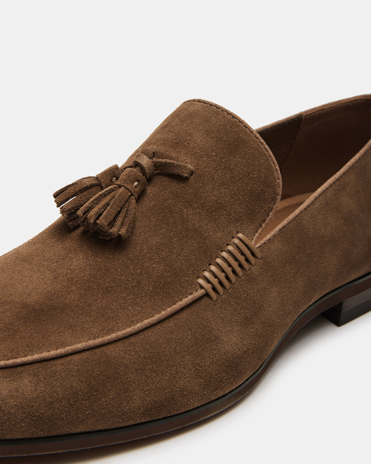 ONDRE Tan Suede Tassel Slip-On Men's Loafer | Steve Madden Smart Buy