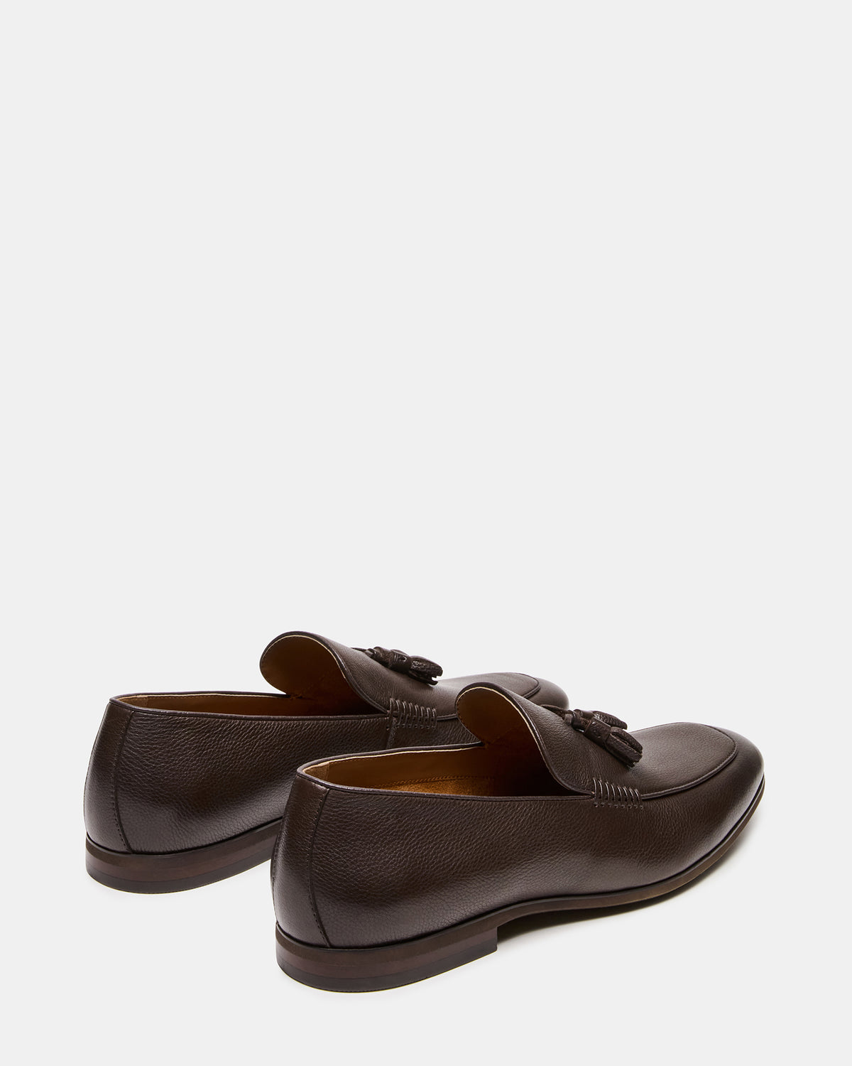 ONDRE Brown Leather Tassel Slip-On Men's Loafer | Steve Madden Customer Favorite