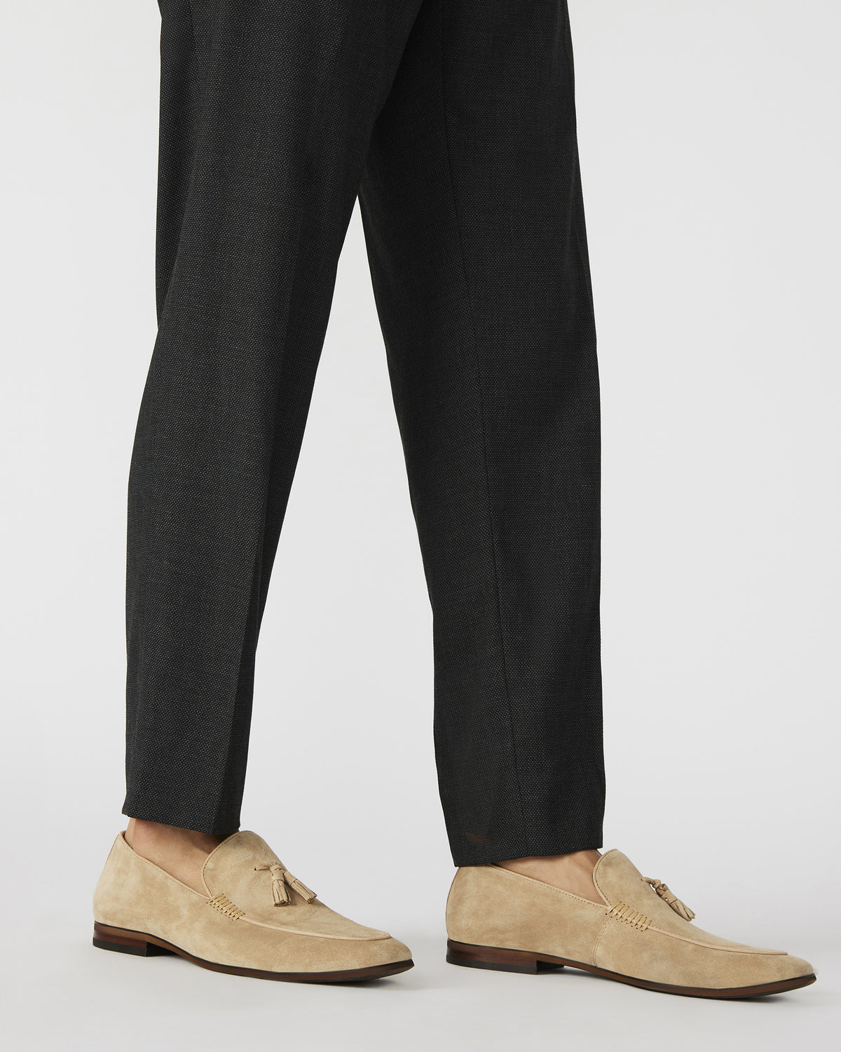 ONDRE Sand Suede Tassel Slip-On Men's Loafer | Steve Madden Smart Buy