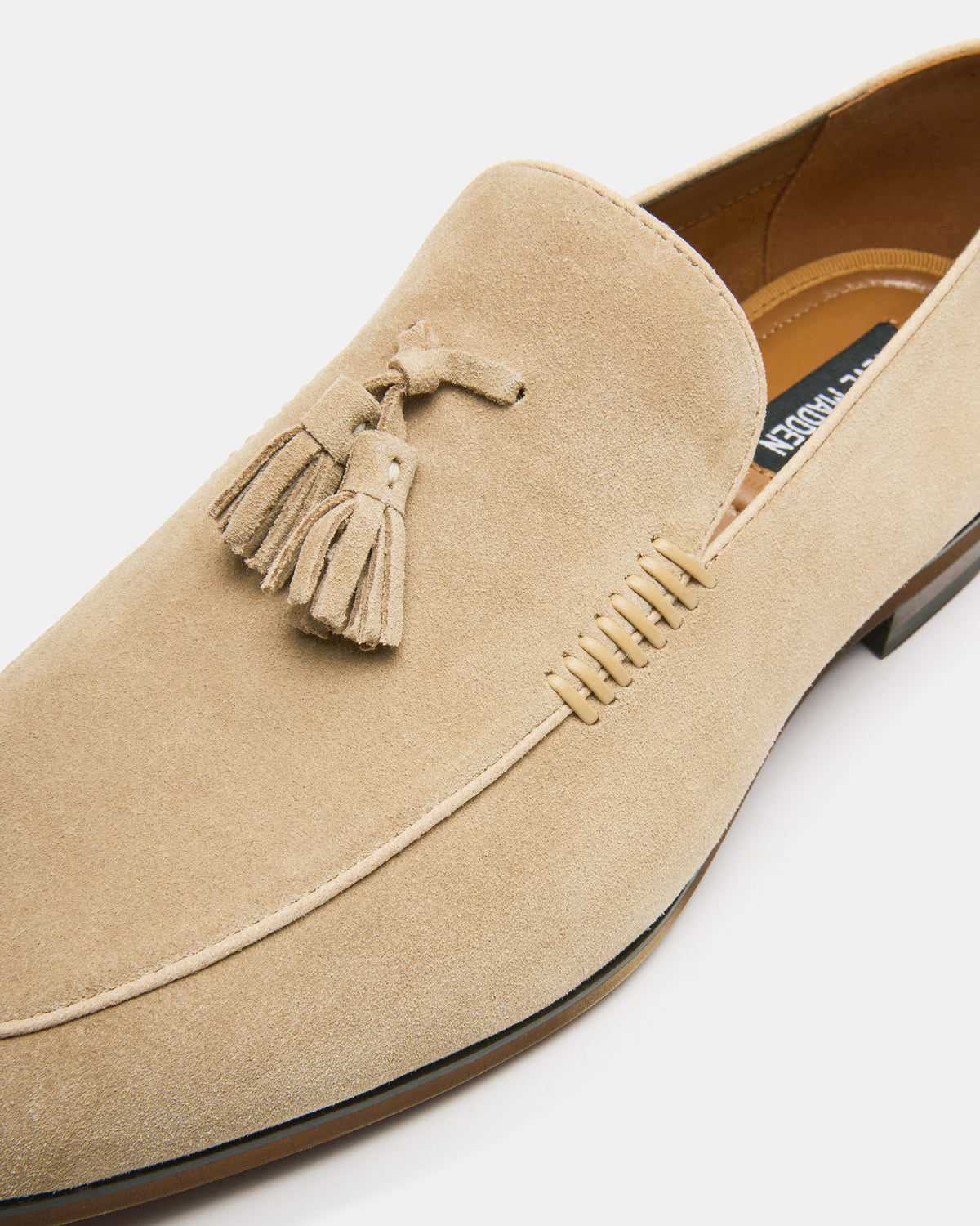 ONDRE Sand Suede Tassel Slip-On Men's Loafer | Steve Madden Smart Buy