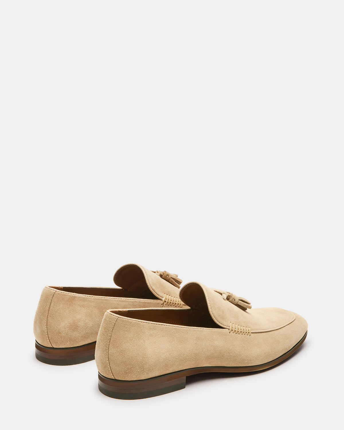 ONDRE Sand Suede Tassel Slip-On Men's Loafer | Steve Madden Smart Buy