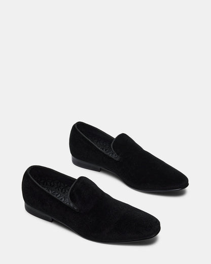 LAIGHT Black Velvet Men's Dress Shoes | Steve Madden Popular