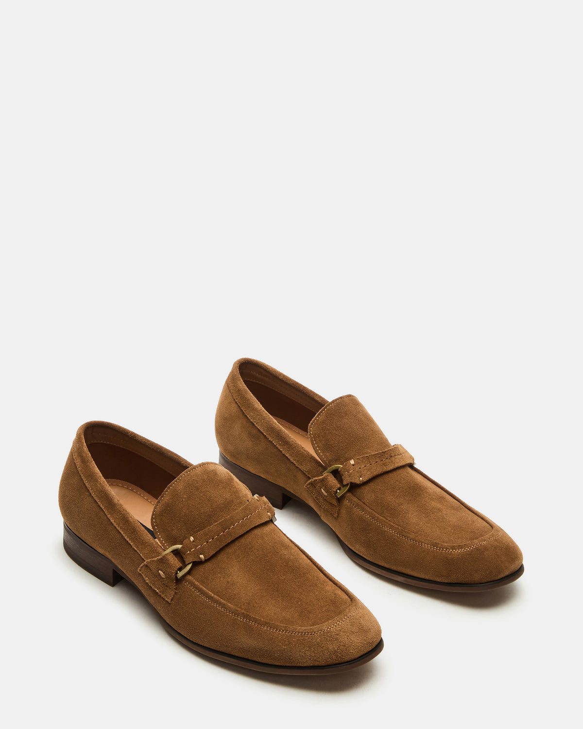 HEROLF Tobacco Suede Square-Toe Slip-On Men's Loafer | Steve Madden Everyday