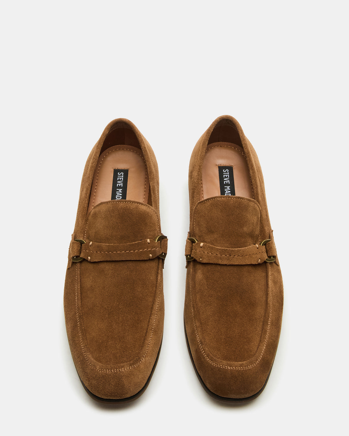 HEROLF Tobacco Suede Square-Toe Slip-On Men's Loafer | Steve Madden Everyday