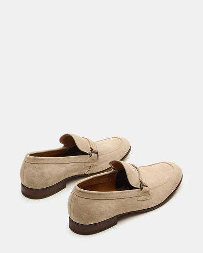 HEROLF Sand Suede Square-Toe Slip-On Men's Loafer | Steve Madden Discount