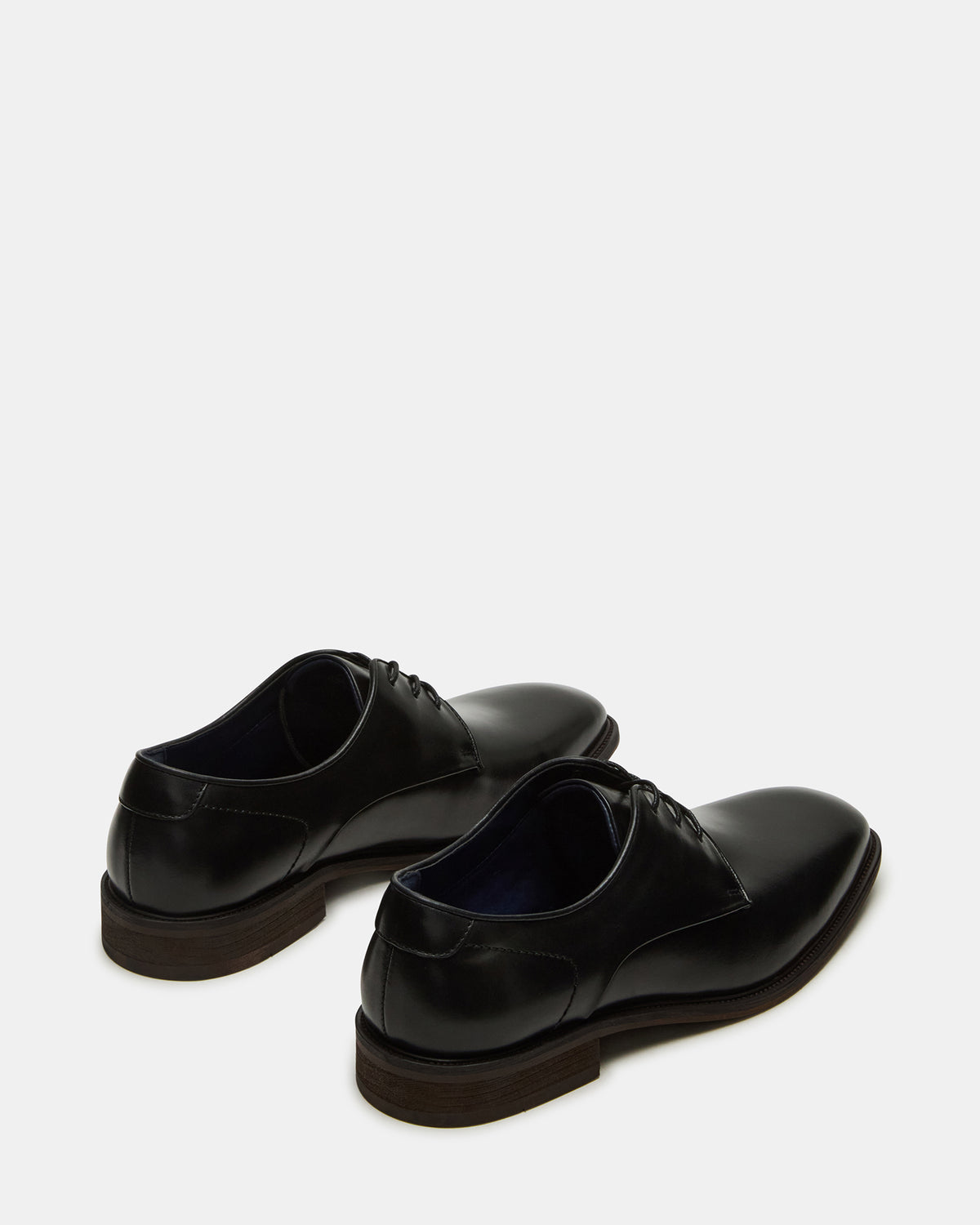 LELAND Black Leather Lace-Up Men's Dress Shoe | Steve Madden Classic