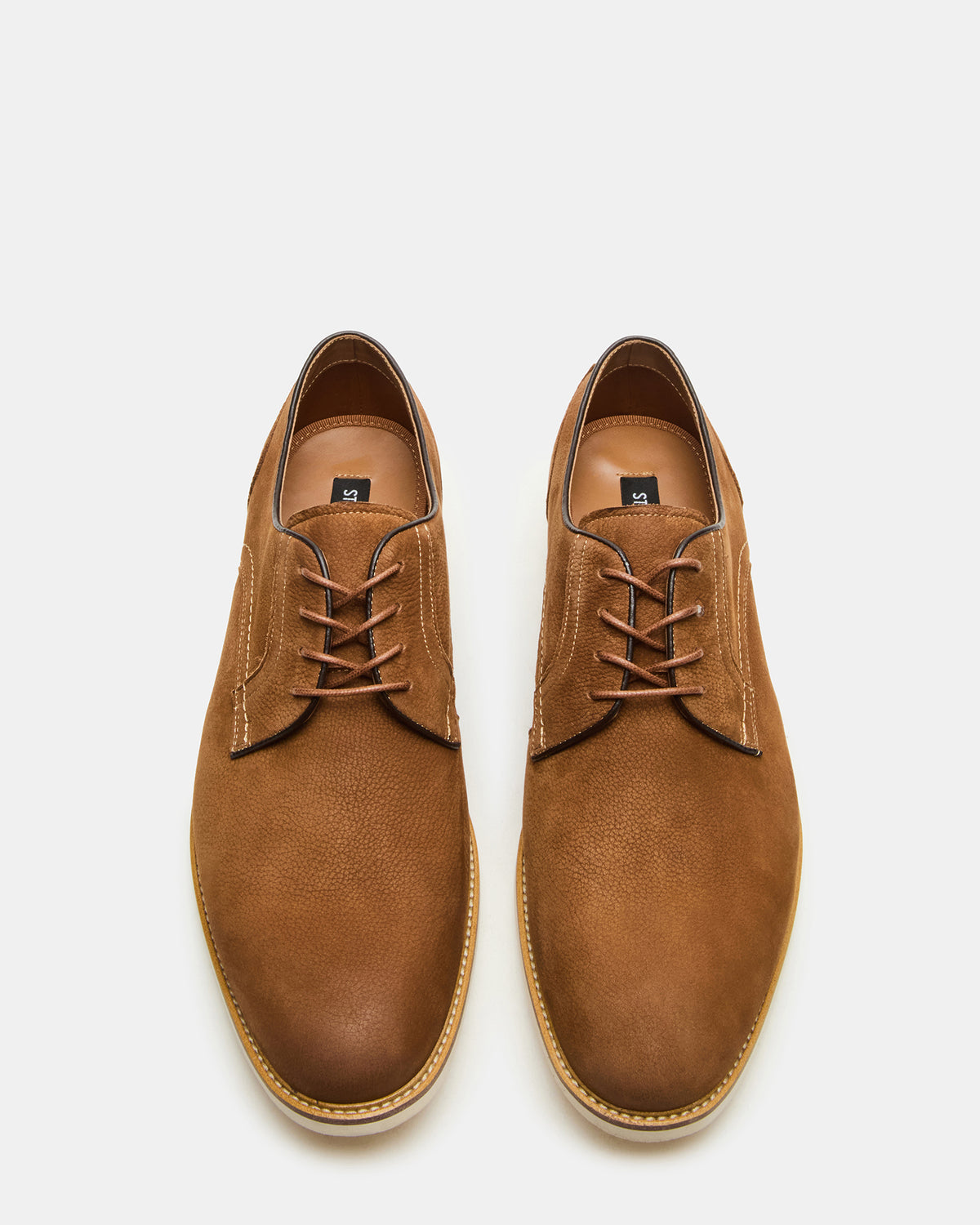 ALVAREZ Tan Nubuck Lace-Up Men's Dress Shoe | Steve Madden Customer Favorite