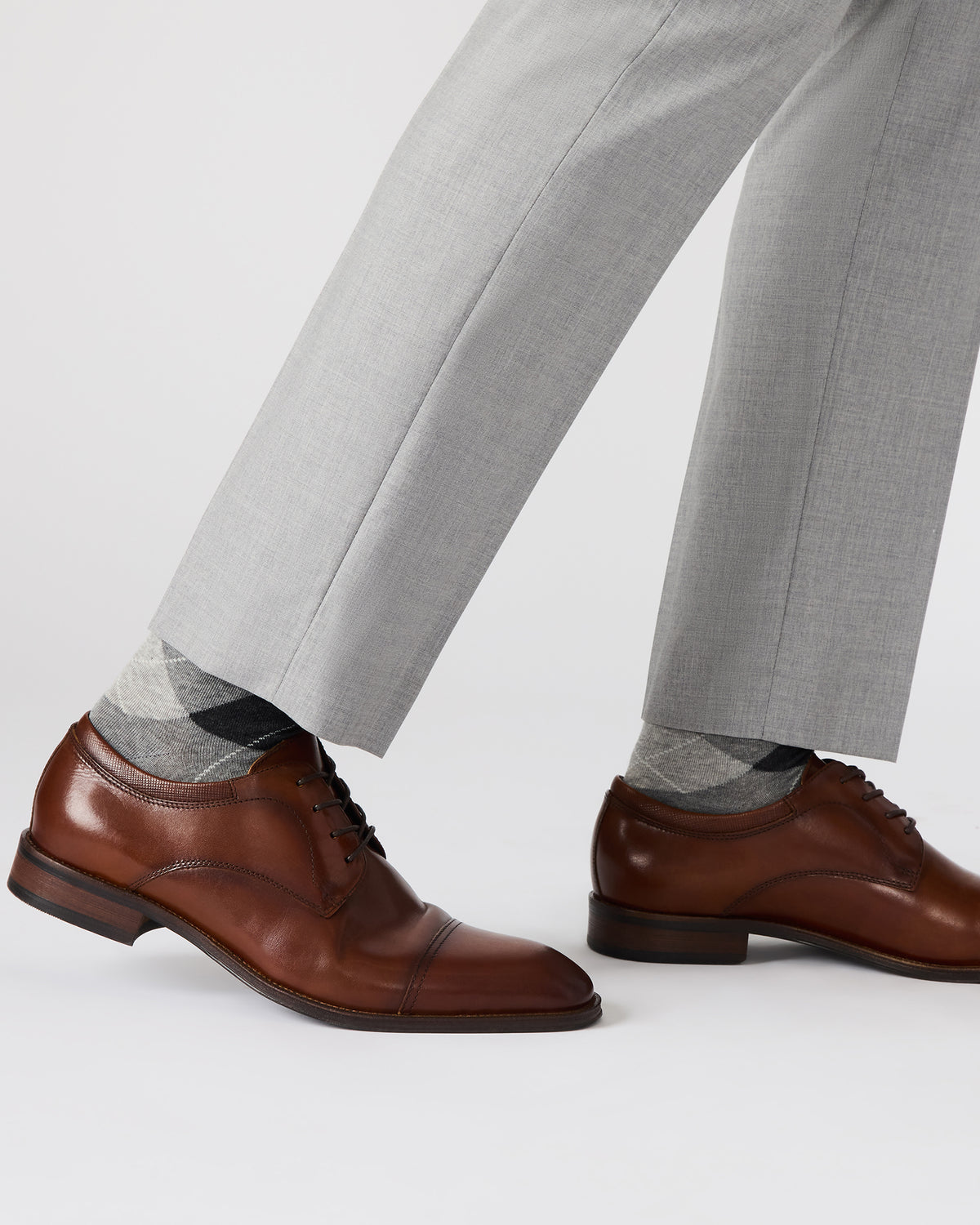 HASEN Tan Leather Men's Lace-Up Dress Shoe | Steve Madden Exclusive