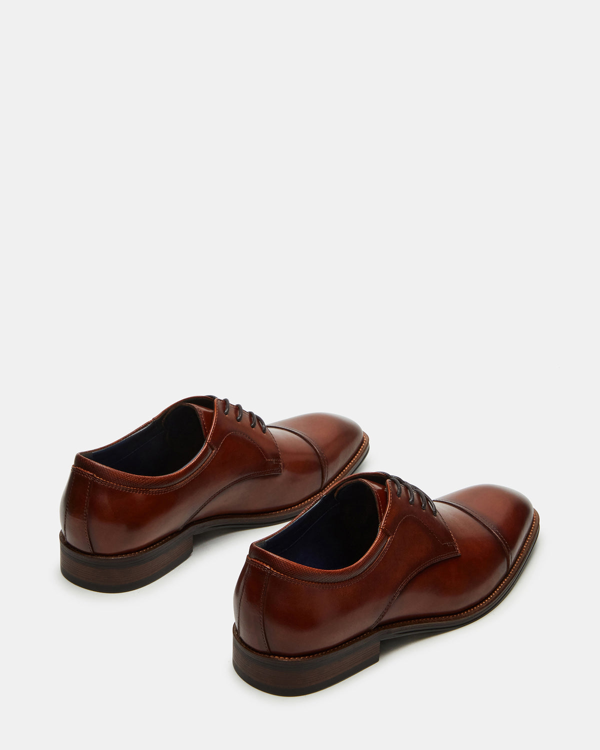 HASEN Tan Leather Men's Lace-Up Dress Shoe | Steve Madden Exclusive