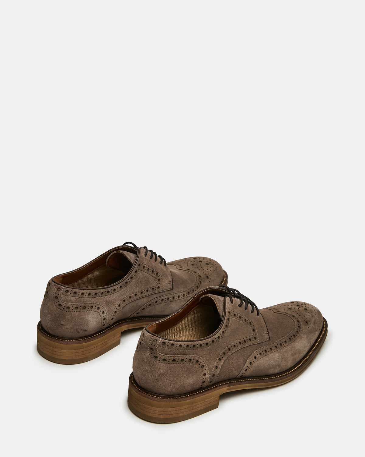ESTEBAN Grey Lace-Up Perforated Oxford Men's Dress Shoe | Steve Madden Exclusive