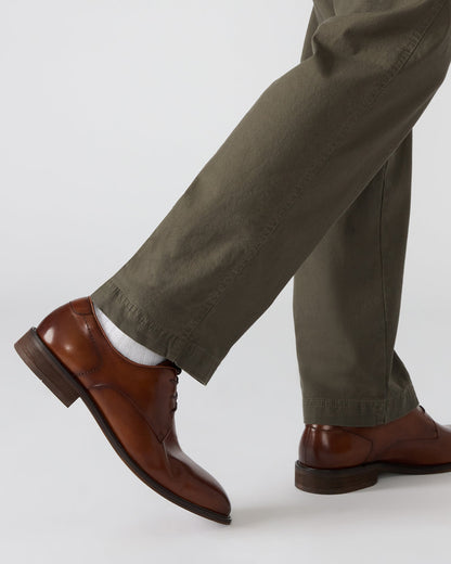 LELAND Tan Leather Lace-Up Men's Dress Shoe | Steve Madden Best Seller