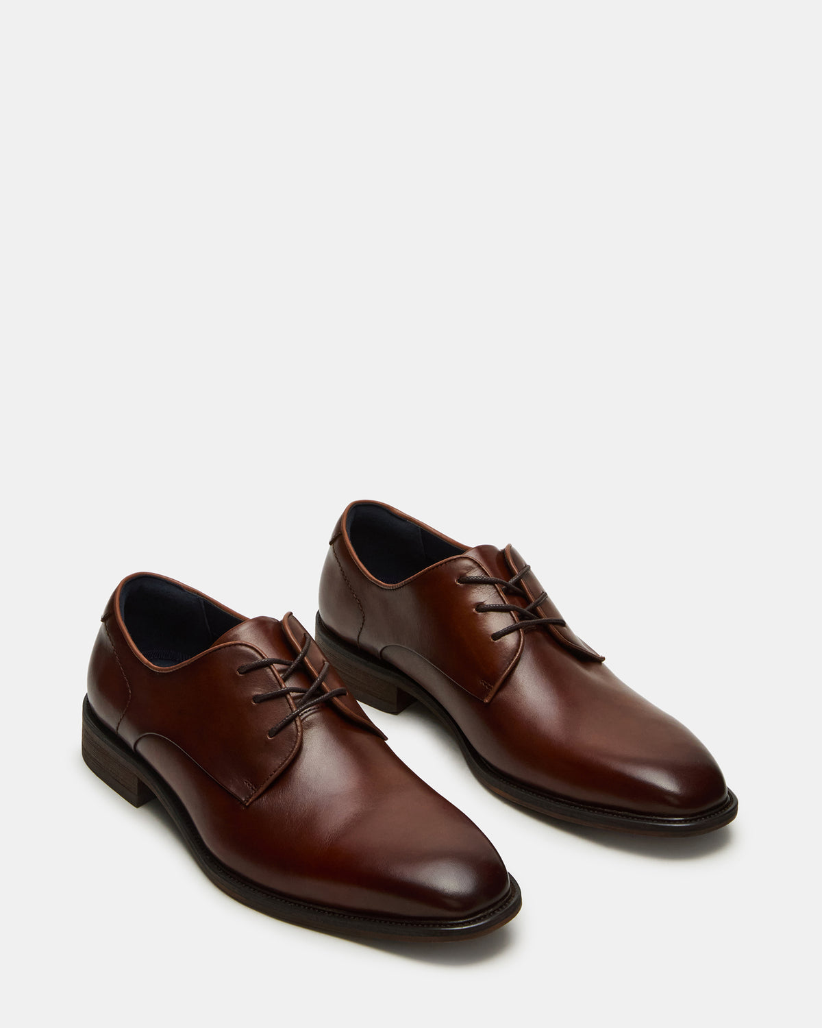 LELAND Tan Leather Lace-Up Men's Dress Shoe | Steve Madden Best Seller