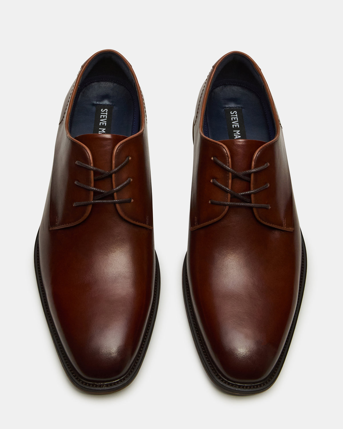 LELAND Tan Leather Lace-Up Men's Dress Shoe | Steve Madden Best Seller