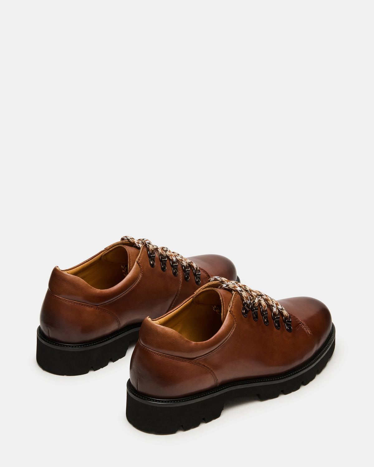 TURBO Dark Tan Lace-Up Dress Shoe | Steve Madden Classic
