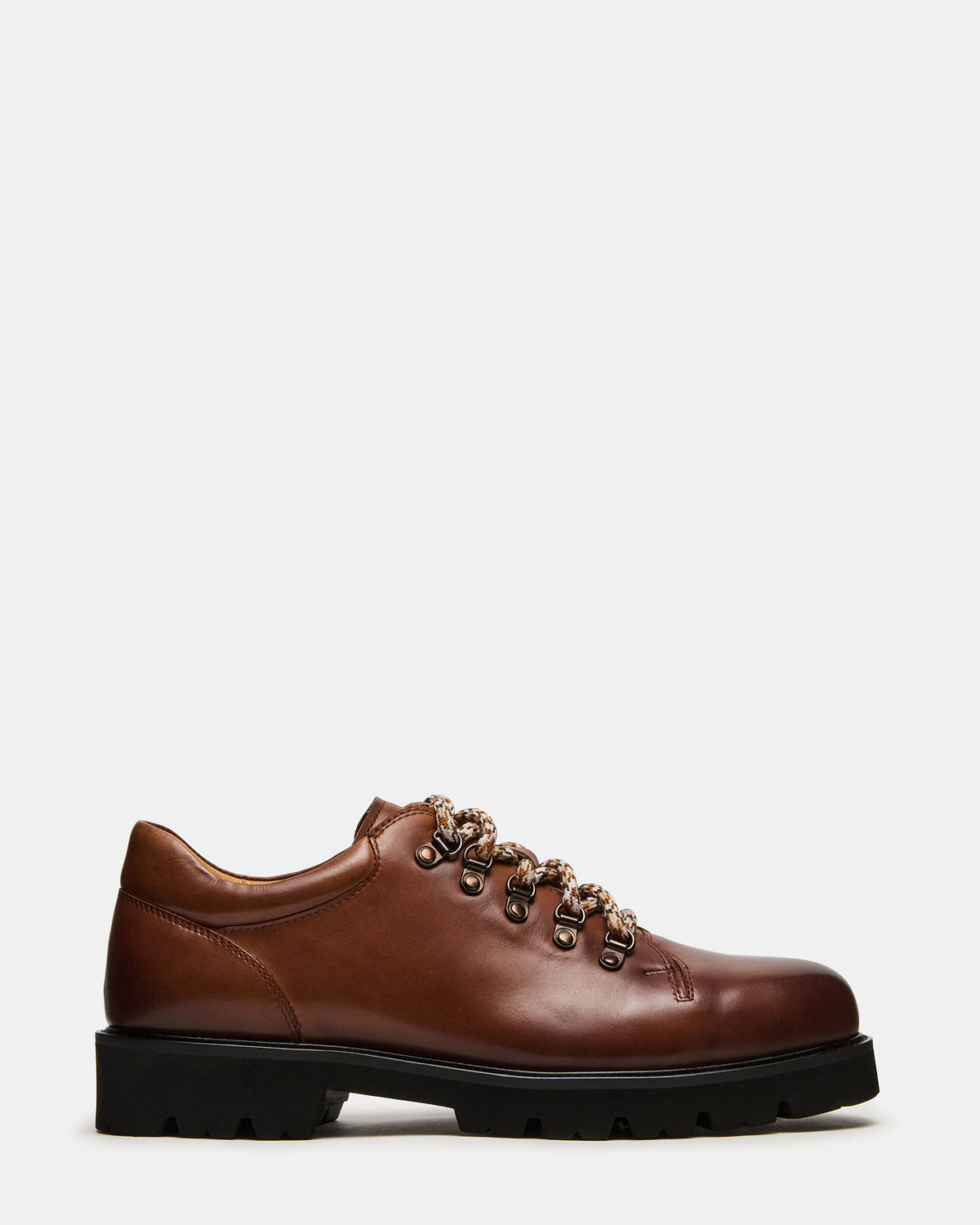 TURBO Dark Tan Lace-Up Dress Shoe | Steve Madden Classic