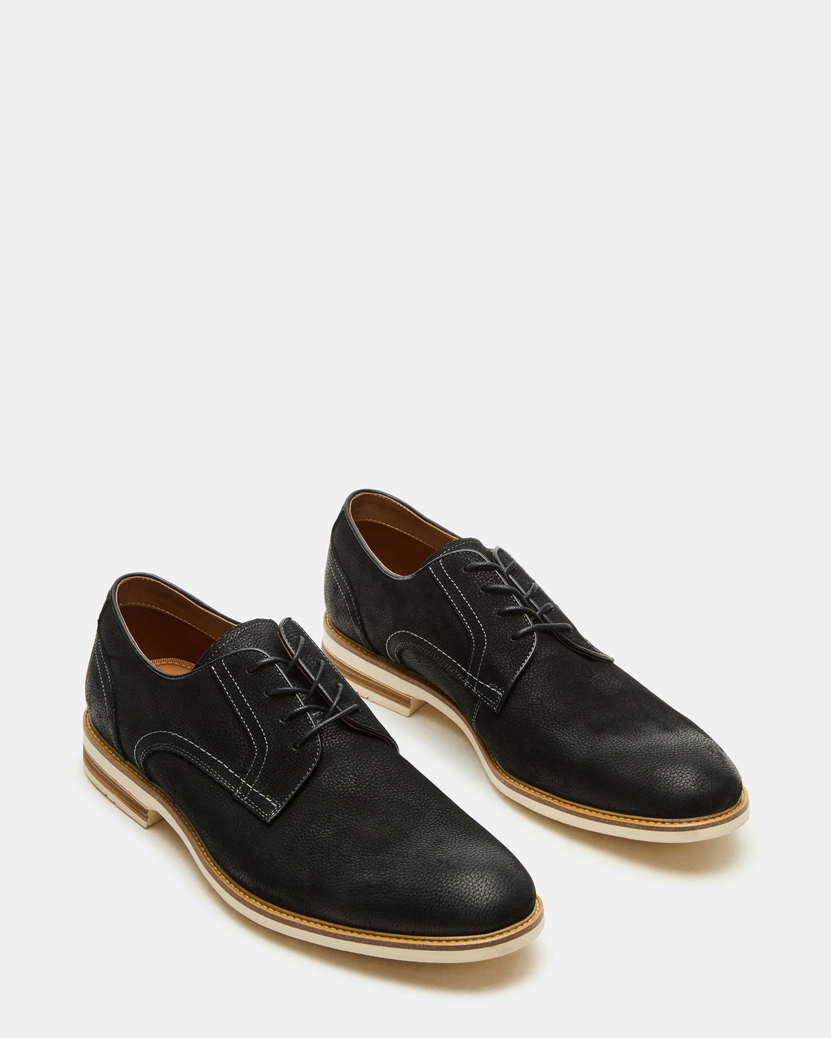 ALVAREZ Black Nubuck Lace-Up Men's Dress Shoe | Steve Madden New