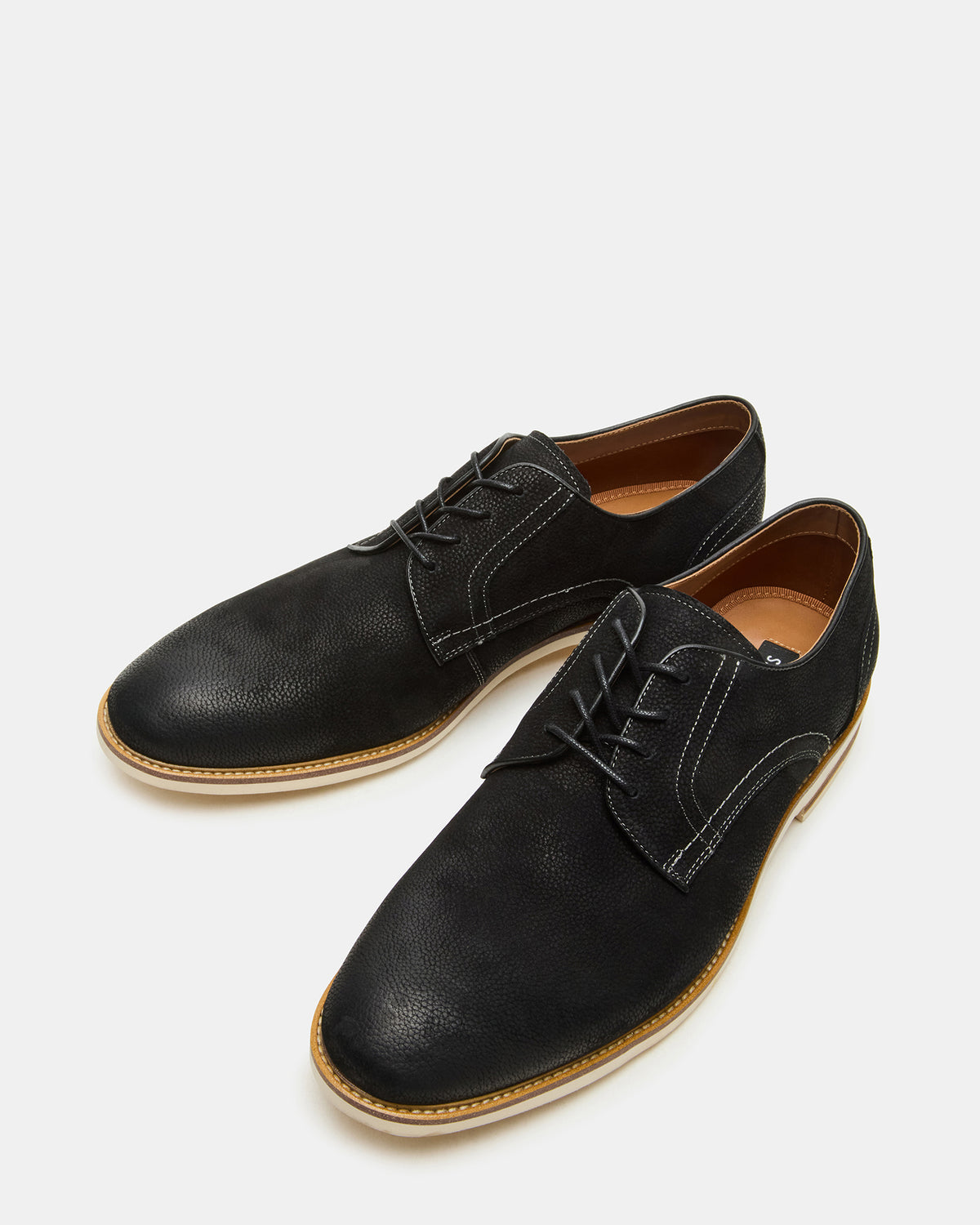 ALVAREZ Black Nubuck Lace-Up Men's Dress Shoe | Steve Madden New