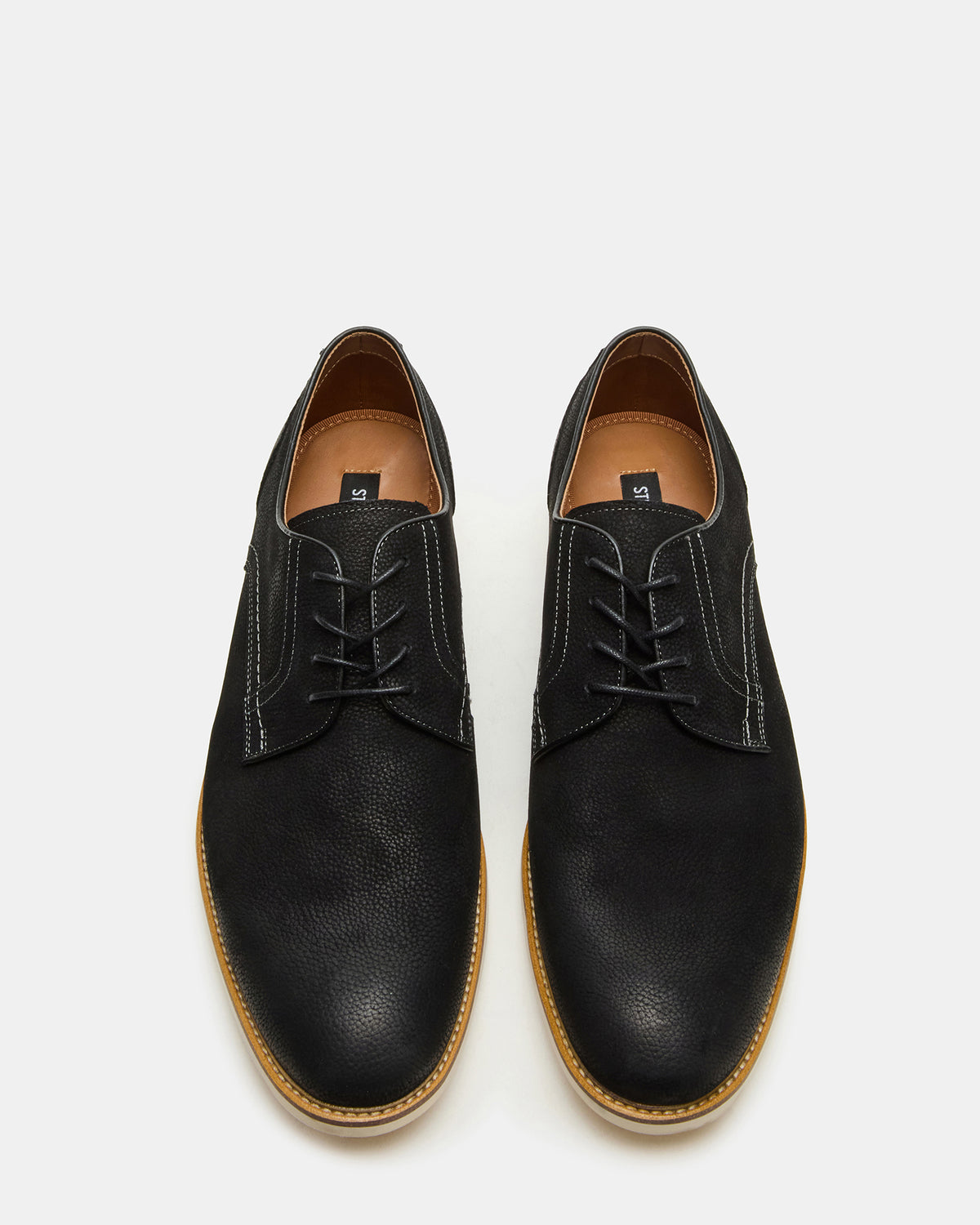 ALVAREZ Black Nubuck Lace-Up Men's Dress Shoe | Steve Madden New