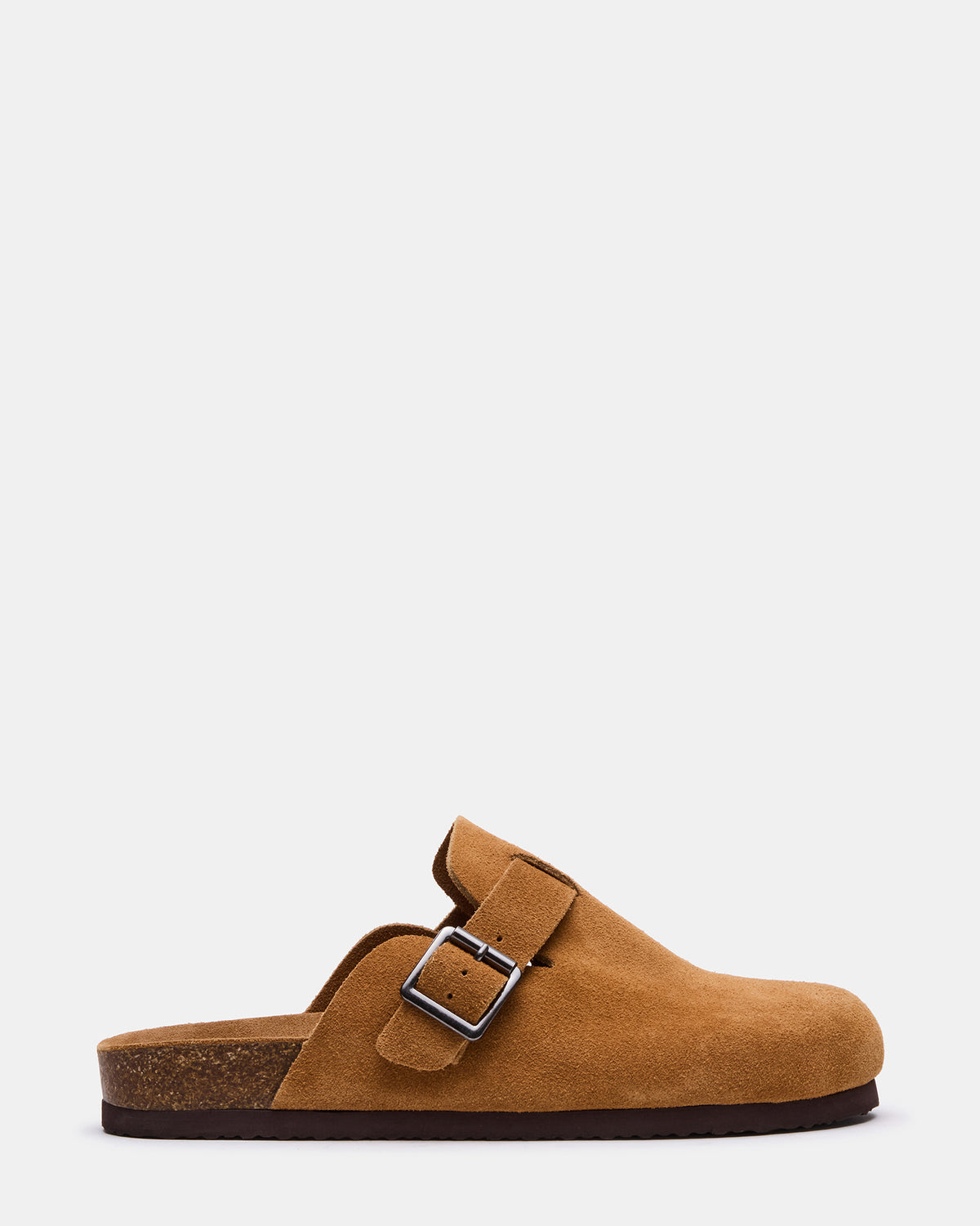 WILDERR Chestnut Suede Slip-On Men's Casual Clog | Steve Madden Best Seller