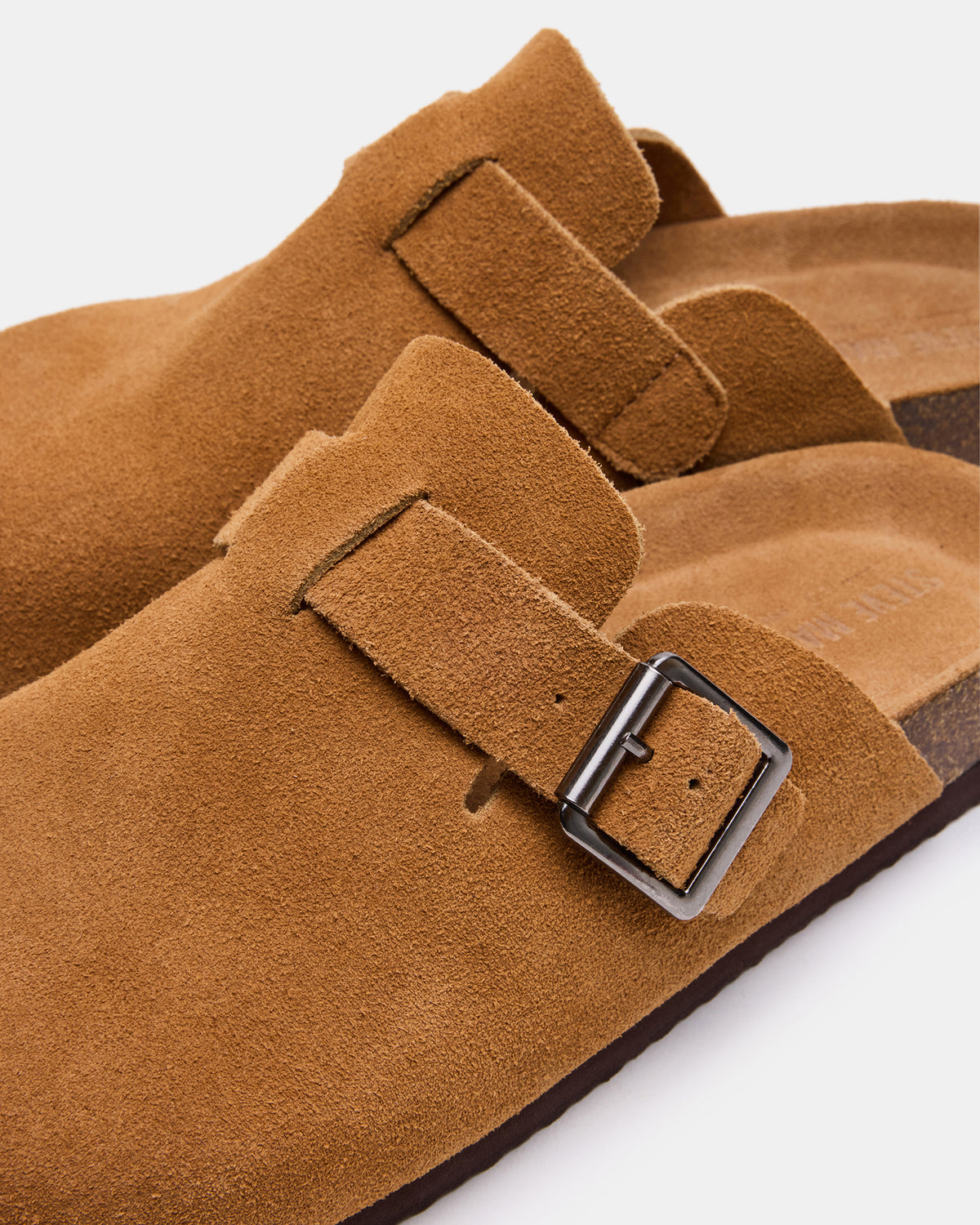 WILDERR Chestnut Suede Slip-On Men's Casual Clog | Steve Madden Best Seller