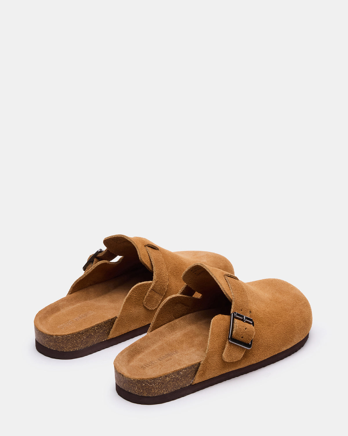 WILDERR Chestnut Suede Slip-On Men's Casual Clog | Steve Madden Best Seller
