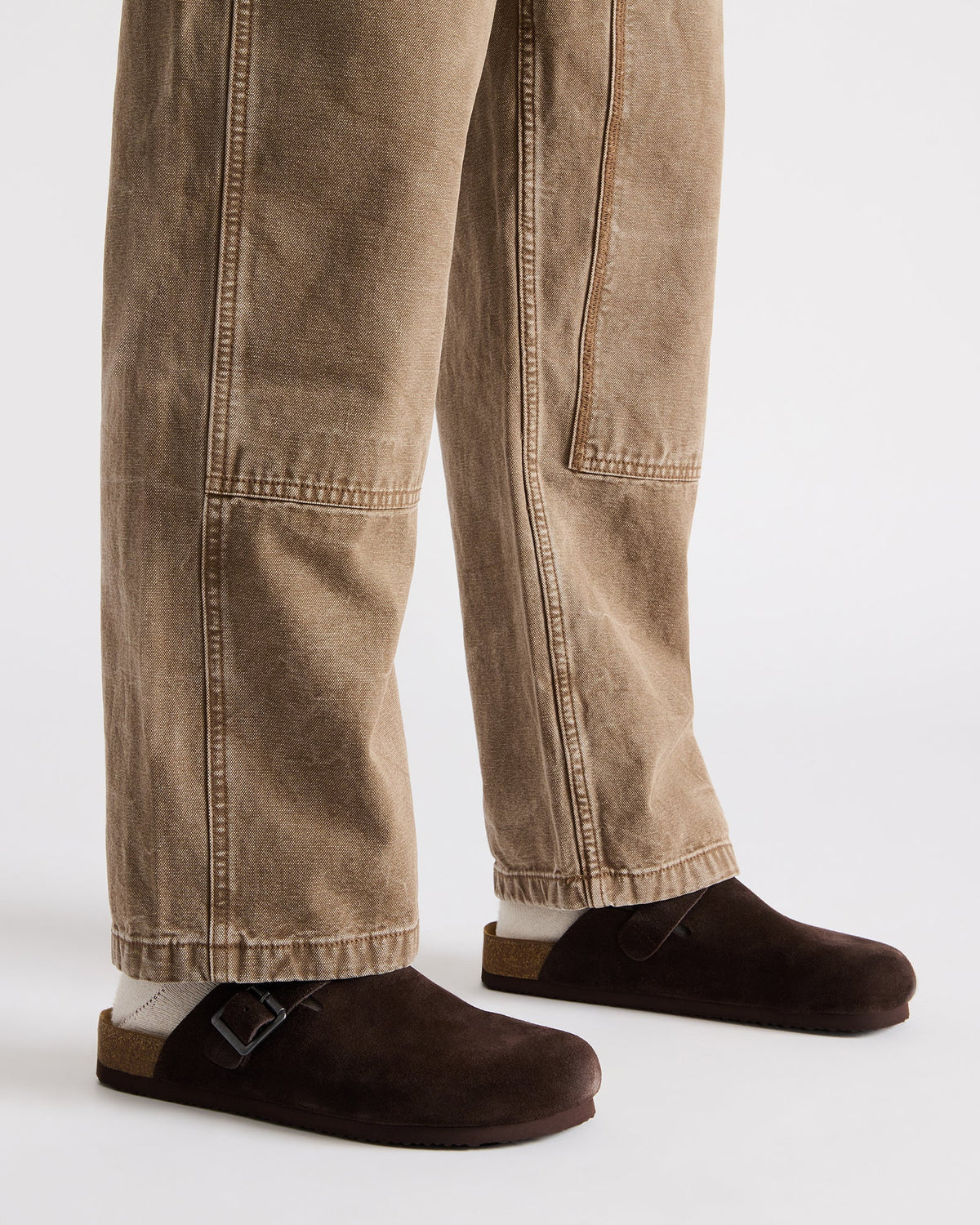WILDERR Chocolate Brown Suede Slip-On Men's Casual Clog | Steve Madden Best Seller