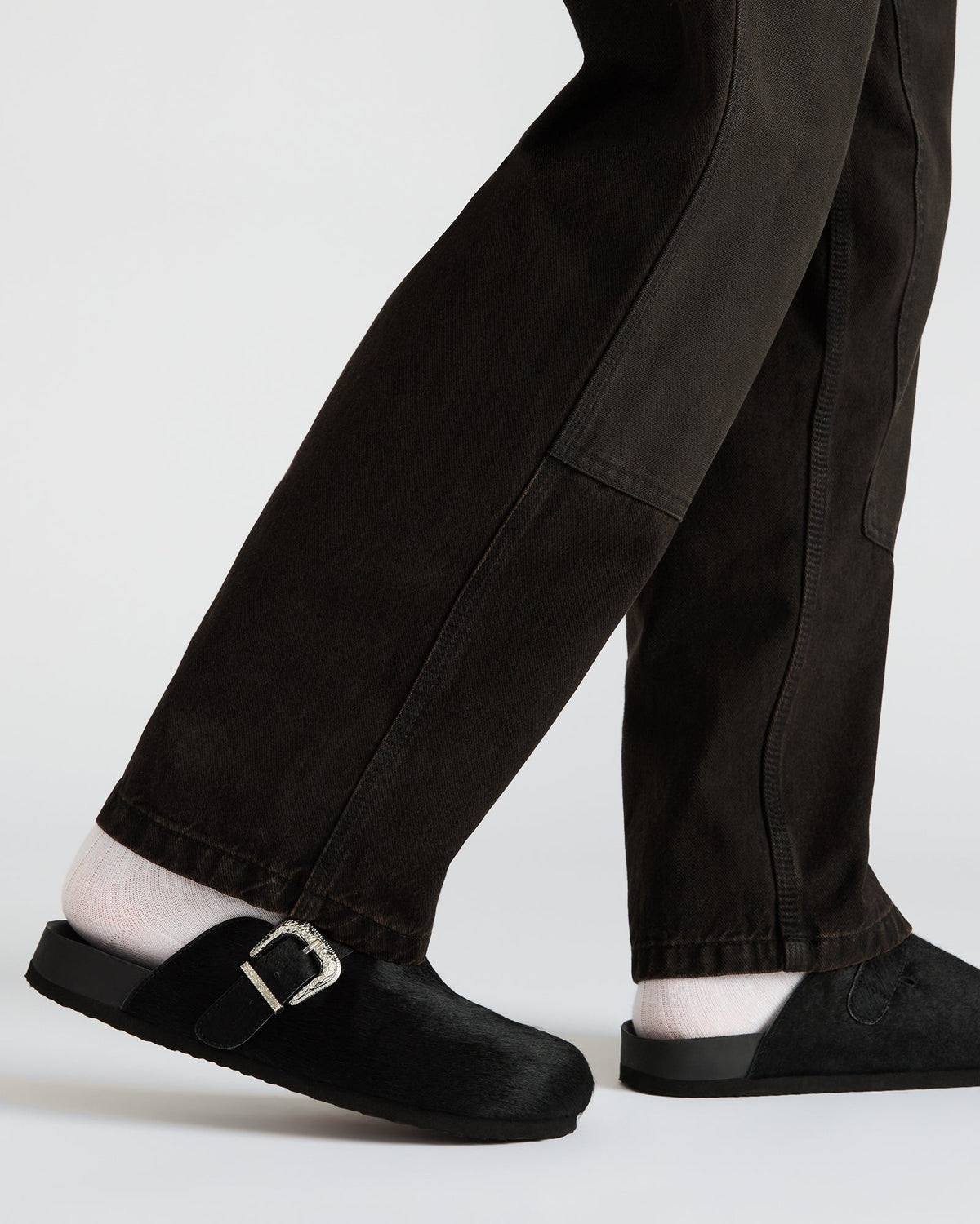 WOOLY Black Slip-On Men's Casual Clog | Steve Madden Exclusive