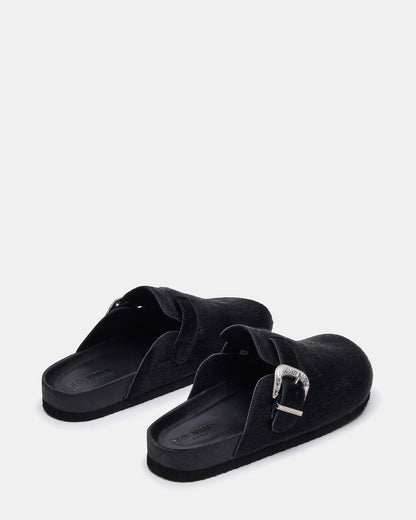 WOOLY Black Slip-On Men's Casual Clog | Steve Madden Exclusive